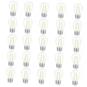 25Pack 2W S14 LED String Light Bulbs Replacement, 120LM, 25 Count(pack of 1)