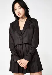[Lioness] Head Mistress Cropped Jacket