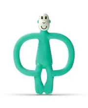 Matchstick Monkey Animal Teether - Monkey Anti Microbial - Green