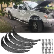 4Pcs Flexible Fender Flares Extra Wide Wheel Arches Mudguard For Nissan Frontier
