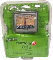 TomTom ONE 3rd Edition U.S./Canada 3.5in Touchscreen Preloaded Maps Plug & Go