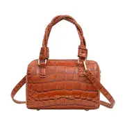 Leisure Alligator Printed Crossbody Bags Women Travel Solid Zipper Shopping Travel Handbag PU Leather Shoulder Bags