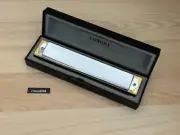 TOMBO No.1921S C Key Iwasaki Solo Tremolo Harmonica 21 holes from Japan