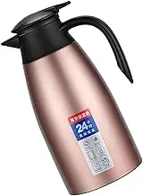 Insulated Thermal Carafe Stainless Steel Hot Beverage Dispenser Elegant Water Pitcher for Home Office Restaurant Use Long Lasting Temperature Retention