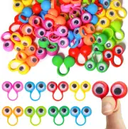 48PCS Eyeball Rings, Finger Puppet Eyes Monster Finger Wiggly Eyeball Googly Eye