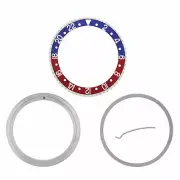 Bezel, Insert, Retaing Ring For Rolex GMT Blue Red 16700, 16710, 16760 Pepsi
