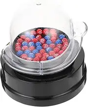Abaodam Electric Machine Electric Shake Mini Game Consoles Fortunate Ball Picking Machine Fortunate Number Picker Bingo Game Toy Electronic Chess Board Toys for Pp Black