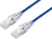 5m Ultra Thin CAT 6A UTP LAN Cable - Blue