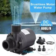 High Pressure 800L/H Brushless Submersible Water Pump Self-priming Fountain Pump