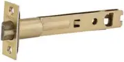 Kwikset 3014-01 3 CP Security 5-Inch Entry Door Latch, Polished Brass