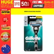 1 Pack Gillette Mach 3 Men's Shaving Razor Mens Razors DuraComfort Blades NEW