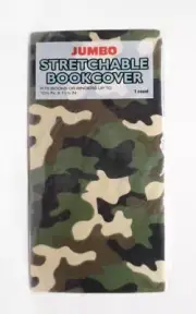 [1-Pack] Jumbo 10.5"x11.5" Hardcover Textbook Stretchable Fabric Book Covers