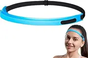 [Quzente] Silicone Headbands - Silicone Grip Elastic Headband | Silicone Grip Exercise Hair Sweatbands, Elastic Sport Headbands Sweatband