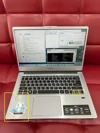 在飛比找Yahoo!奇摩拍賣優惠-【艾爾巴二手】ACER SWIFT I5-8265U+4G+