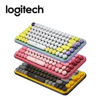 在飛比找蝦皮商城優惠-Logitech 羅技 POP KEYS 潮玩 跨平台 藍牙