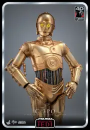 STAR WARS 6~ROTJ~C-3PO PROTOCOL DROID~SIXTH SCALE FIGURE~MMS701D56~HOT TOYS~MIBS