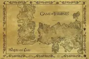 GAME OF THRONES ANTIQUE MAP 24X36 POSTER TV SERIES JOHN SNOW FILM WALL ART GIFT!