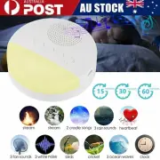 White Noise Therapy Sound Sleep Soothing Relax Machine 20 Nature Sounds Sleep