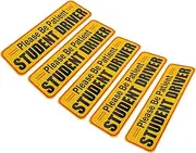 Reflective Bumper Sticker Student Driver Magnet for Car New Driver Sign Stickers