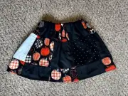 Fall Patchwork Skirt 4T-5T Handmade By Charisse Living with Cerebral Palsy