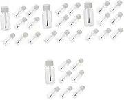 Baluue Sets Nail Polish Bottle Brush Set Small Empty Bottles for Essential Oils Nail Varnish Refill Pcs