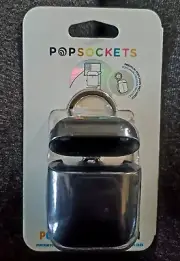 Popsockets Black AirPods Holder, PopChain, PopGrip