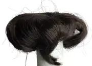 Kemper Doll Wig Style Wispy Size 3 Color Dark Brown Modacrylic Fiber