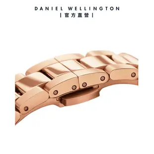 【Daniel Wellington】DW 手錶 Iconic Link 28/32/36/40mm精鋼錶 玫瑰金 男女