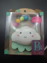 3 X B. baby – Baby Light-Up Cloud Rattle- Rain-Glow Squeeze- Teething Rattle