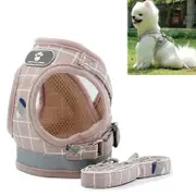 Xl Reflective & Breathable Pet Vest With Traction Rope