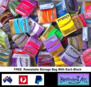 Sculpey PREMO Polymer Clay Box of 5 x 57g Blocks of Same Colour + FREE Zip Bags