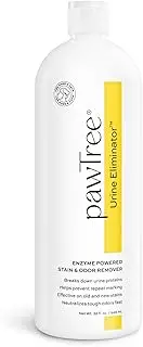 pawTree Urine Eliminator™ - Stain & Odor Remover for Cats and Dog. Enzymatic technology permanently removes old and new stains, neutralizes odors, and prevents repeat marking. Ideal for carpets.