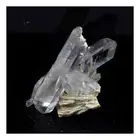 Stones And Minéraux. Quartz Bitermine + Barium 52.0 Ct. Lake White, Alpes D' Hue