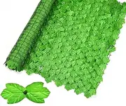 Artificial Ivy Privacy Fence, Garden Land Fence Privacy Screen Decorative Fencing Panel for Balcony Patio Backyard Outdoor LFFH (Color : Light Maple Leaves, Size : 1.0x3.0m)