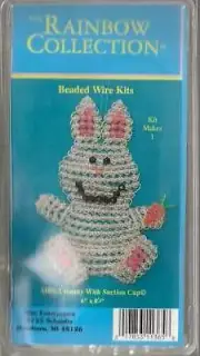 Create A Vintage Beaded Wire Bunny For The Holiday - Makes 1