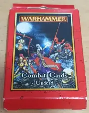 Warhammer Combat Cards Undead Games Workshop New & Sealed Contents!