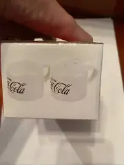 Coca-Cola Enamel Ware Salt And Pepper Shaker Set Drink Coca-Cola - BRAND NEW