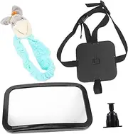 Backseat Rearview Mirror for Observation Simple Mounting Material Car Interior Mirror