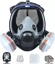 Full Face Mask,Face Protection,Full Face Dust Mask，Meet the Needs of Any Work...