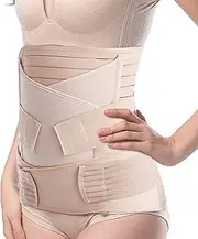 [TiRain] 3 in 1 Postpartum Support - Recovery Belly/waist/pelvis Belt Shapewear (Nude)