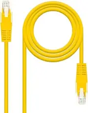 Cat.6 UTP Network Cable AWG24 Gauge Yellow 3m Length Ideal for Ensuring Fast and Stable Network Connections UTP Design and AWG24 Gauge Provide Excellent Quality