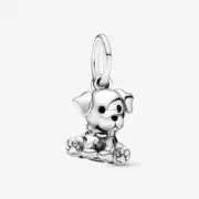 New 100% Genuine Authentic Pandora Labrador Puppy Dog Dangle Charm 798009EN16