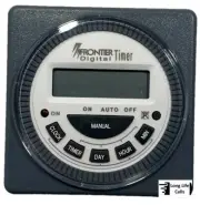 Frontier digital battery back-up timer time clock chlorinator pool 24hr grasslin