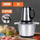 Electric Meat Grinder 3L 3 Speeds Food Vegetable Processor Chopper Food Blender