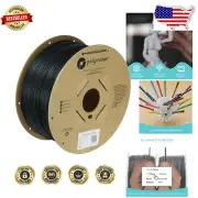 High-Strength 1.75mm Black PETG Filament 3kg - Tangle-Free & Moisture Resistant