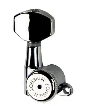 Genuine Hipshot 8 String 4x4 Chrome enclosed Grip-Lock locking tuners NEW