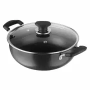 Non-Stick Deep Kadai| Wok with Lid - 24cm (3.1 LTR)