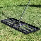 Lawn Leveling Rake Long Handle Lawn Level Tool for Topsoil Farmhouse Yard