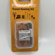 Fiskars Sewing Travel Kit 27 Pcs. with Folding Scissors - Minor Damaged Package