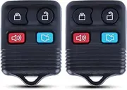 Big-Autoparts Key Fob 4 Button Keyless Entry Remote Control Key Fob Compatible with Ford Focus Explorer Mercury Lincoln M azda Tribute,2 Pack